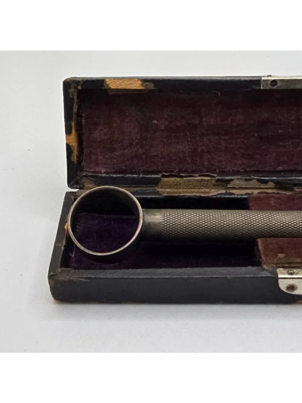 Ward Safety Razor Antique Wedge Blade Original Case Chicago c1908 1910 USA